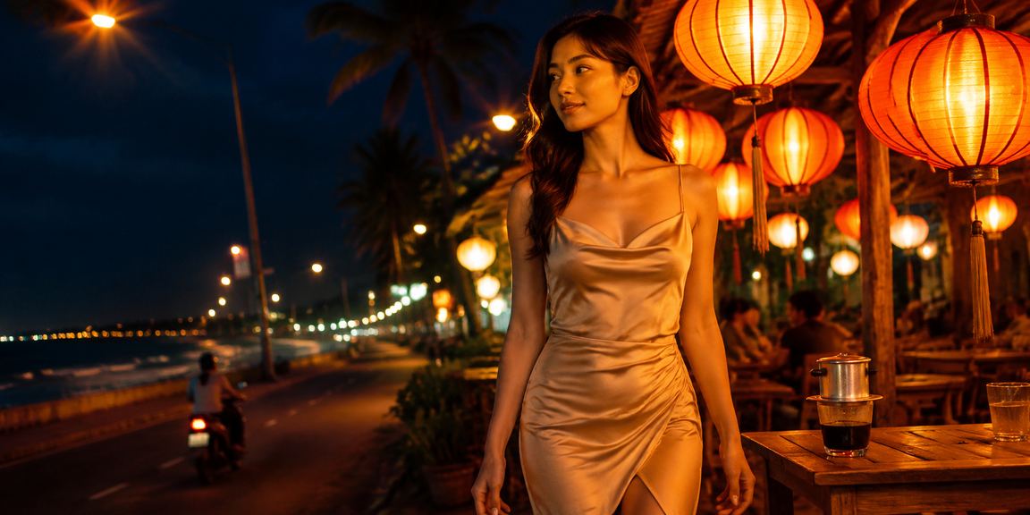 Người chơi slot game jackpot thư giãn bên cốc cà phê tại Phan Thiết